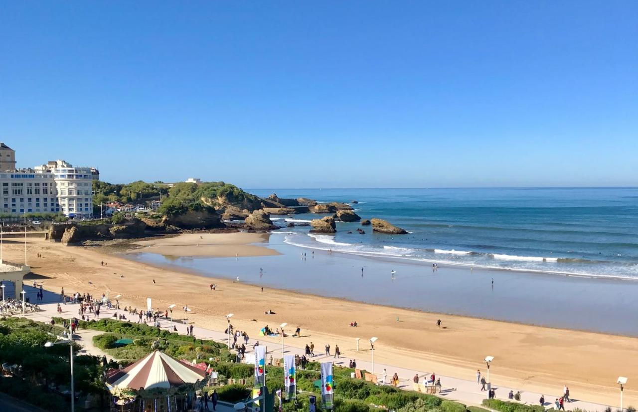 L'Ocean A Perte De Vue, La Grande Plage A Vos Pieds ビアリッツ エクステリア 写真